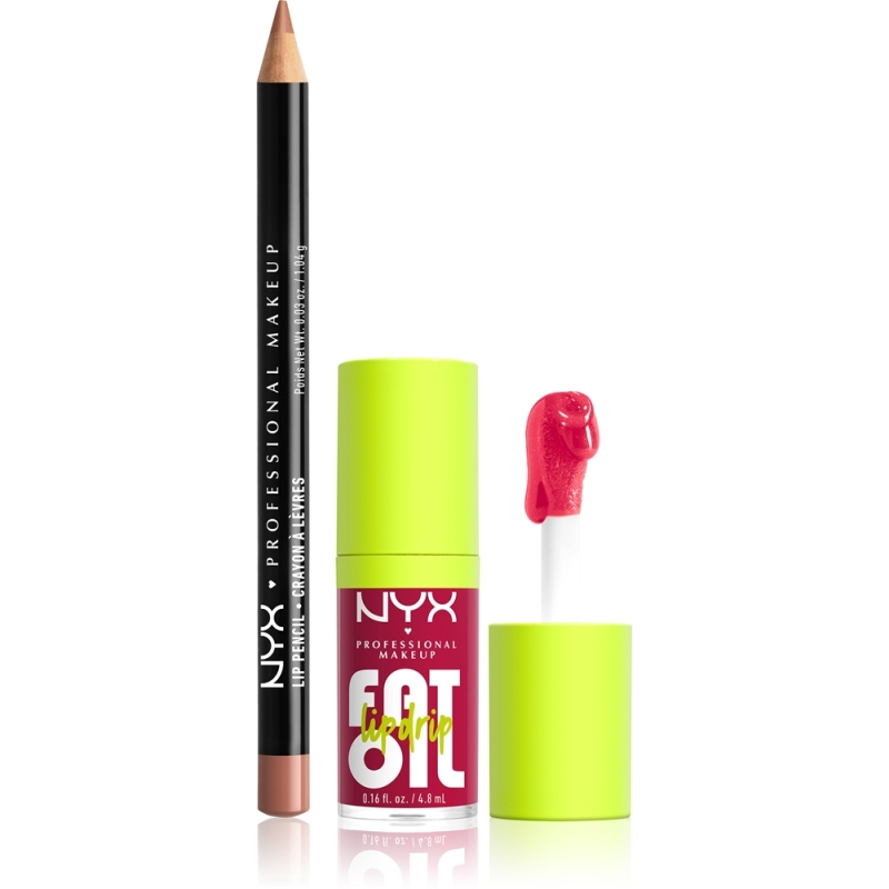 NYX Professional MakeupFat Oil Lip Drip Lippen set 2 st